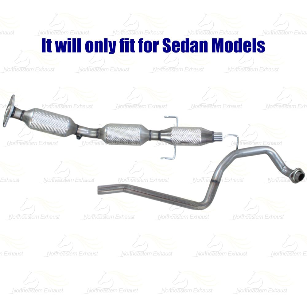 2007-2011 Toyota Yaris 1.5L EPA Approved Catalytic with Resonator Pipe Exhaust Kit - For Sedan