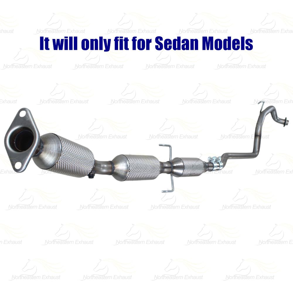 2007-2011 Toyota Yaris 1.5L EPA Approved Catalytic with Resonator Pipe Exhaust Kit - For Sedan