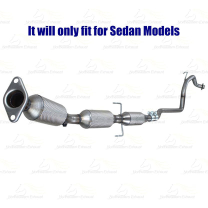 2007-2011 Toyota Yaris 1.5L EPA Approved Catalytic with Resonator Pipe Exhaust Kit - For Sedan