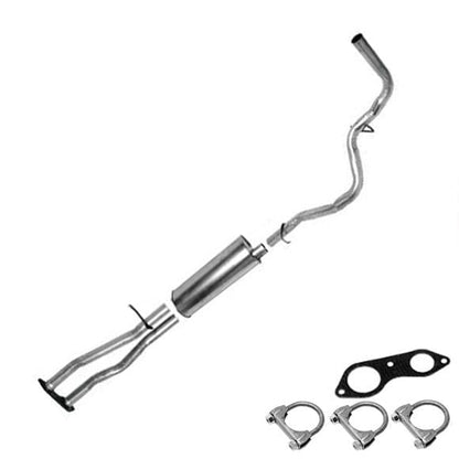 H Pipe, Muffler, and Tail Pipe for 1996-1999 Chevy/GMC C/K 1500 5.7L - 141.5" WB