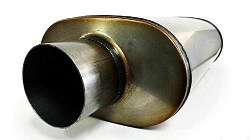 1987-2002 Chevrolet Silverado/C/K 1500 and 2500 Dual 2.5'' Mandrel-Bent Pipe with Angle Cut Tips and Single Chamber Muffler Exhaust Kit