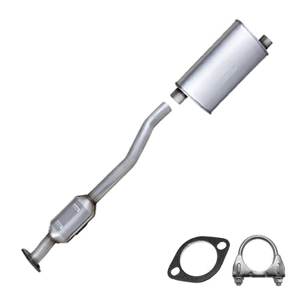 Catalytic Converter and Muffler Exhaust for 2010-2017 Chevrolet Equinox and GMC Terrain 2.4L