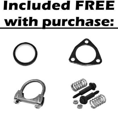 1994-1997 Honda Accord 2.2L Exhaust Resonator Pipe and Muffler