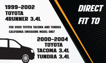 1999-2002 4Runner | 2000-2004 Tacoma & Tundra 3.4L EPA-Approved Front Catalytic