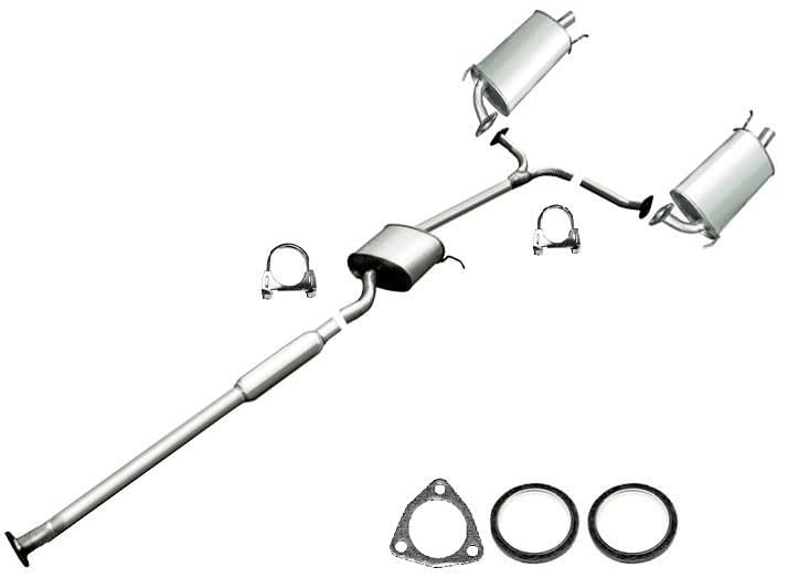 1999-2003 Acura TL/CL 3.2L Exhaust Resonator Pipe and Mufflers