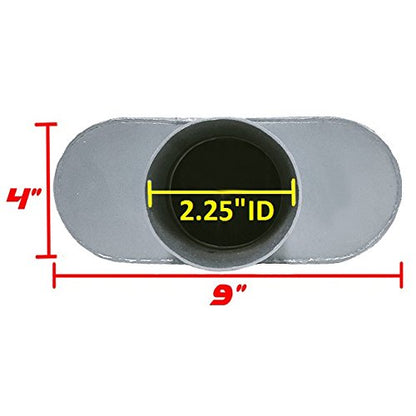 Colt Exhaust - Set of two - 2.25 inches Universal Single Chamber Center/offset Mufflers