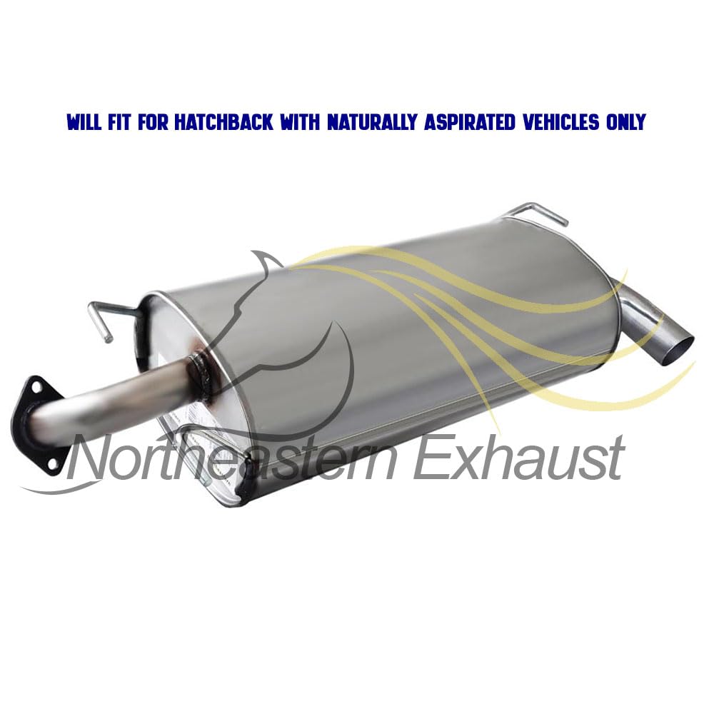 2008-2011 Subaru Impreza 2.5L Hatchback Exhaust Resonator Pipe and Muffler