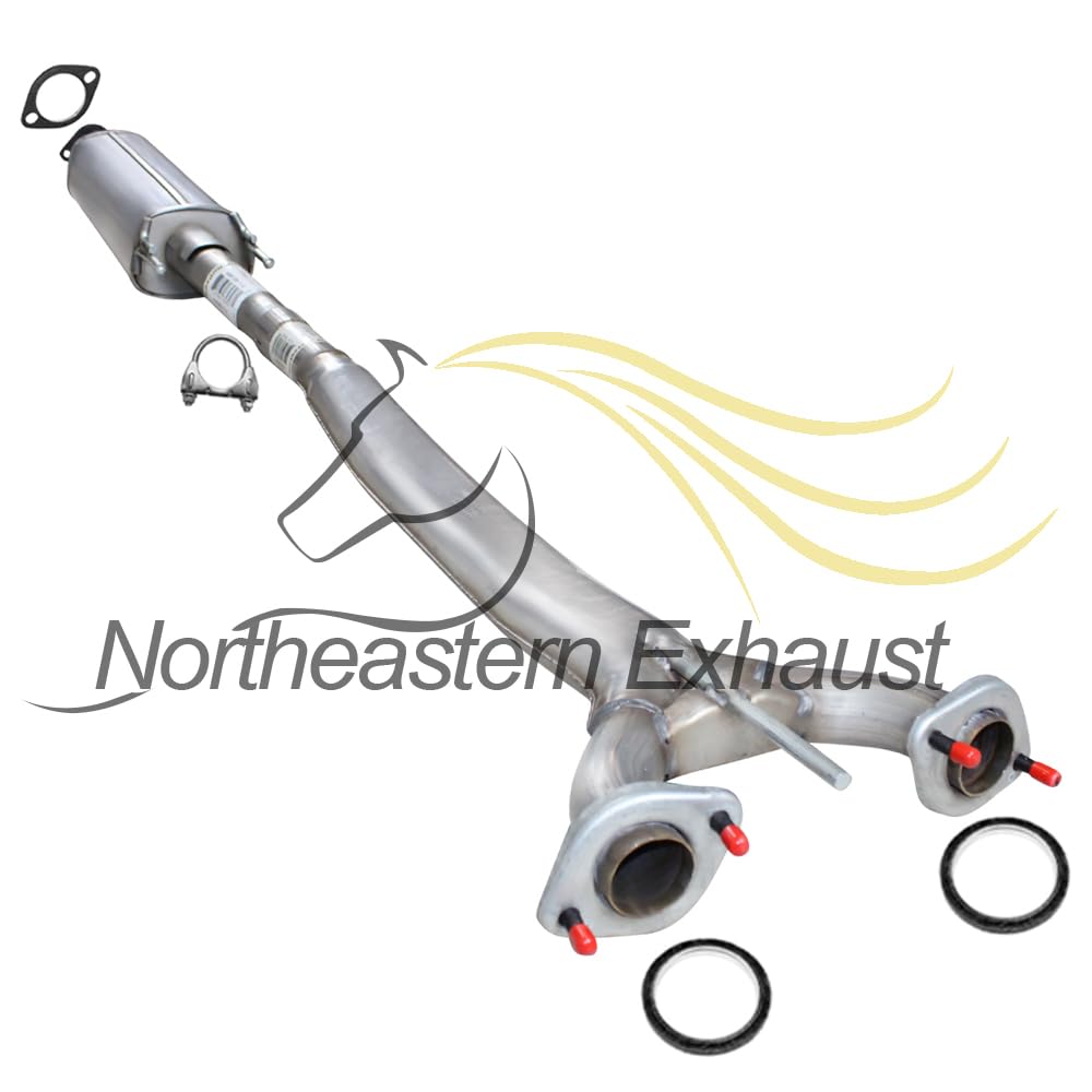 2009-2014 & 2016-2019 Nissan Maxima 3.5L Exhaust Resonator and Pair of Muffler
