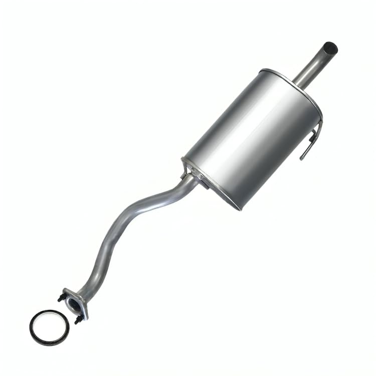 Northeastern Exhaust | Stainless Steel Rear Exhaust Muffler Compatible for 2014-2018 Nissan Versa Note 1.6L | Hatchback | Free Gasket Included | Automotive Replacement Part