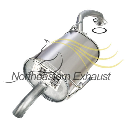 Northeastern Exhaust | Stainless Steel Rear Exhaust Muffler Compatible for 2014-2018 Nissan Versa Note 1.6L | Hatchback | Free Gasket Included | Automotive Replacement Part