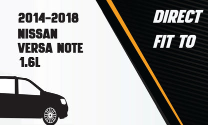 Northeastern Exhaust | Stainless Steel Rear Exhaust Muffler Compatible for 2014-2018 Nissan Versa Note 1.6L | Hatchback | Free Gasket Included | Automotive Replacement Part