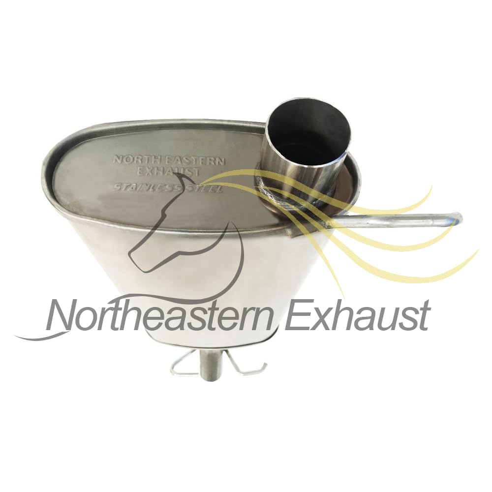 Exhaust Muffler for 1996-1997 Chevy S10, GMC Sonoma, and Isuzu Hombre 2.2L