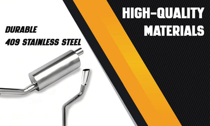 Colt Exhaust - 4" Glass Pack Resonator Muffler (12" Body, 18" Total Length) - High-Performance Stainless Steel