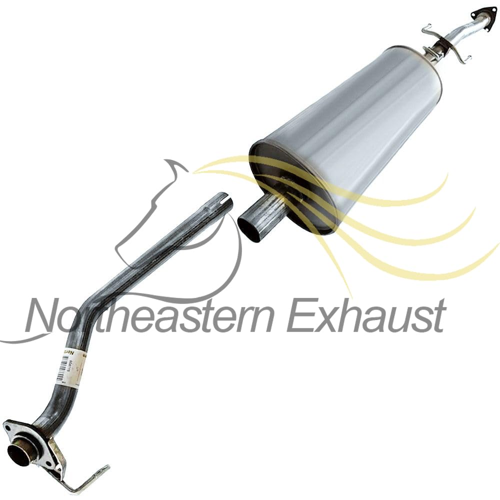 Northeastern Exhaust | Stainless Steel - Exhaust Resonator Pipe Compatible for Honda CR-V 2010-2011 2.4L | Automotive Replacement Part | Free Clamp, Gaskets & Spring Bolt Kit Included