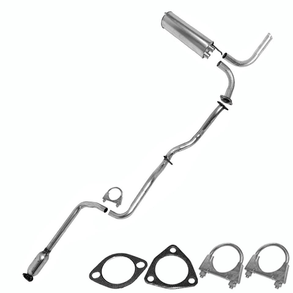 1997-2003 Chevy Malibu 2.4L 3.1L Resonator, Intermediate Pipe, Muffler and Tail Pipe