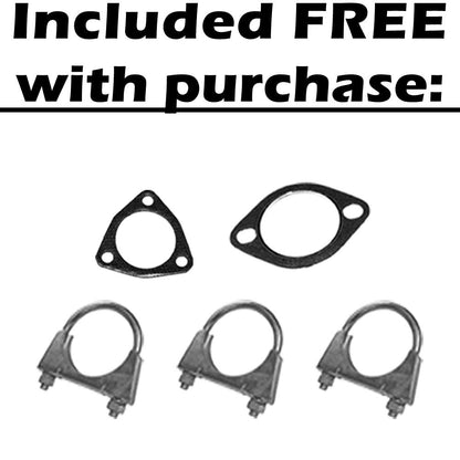 1997-2003 Chevy Malibu 2.4L 3.1L Resonator, Intermediate Pipe, Muffler and Tail Pipe