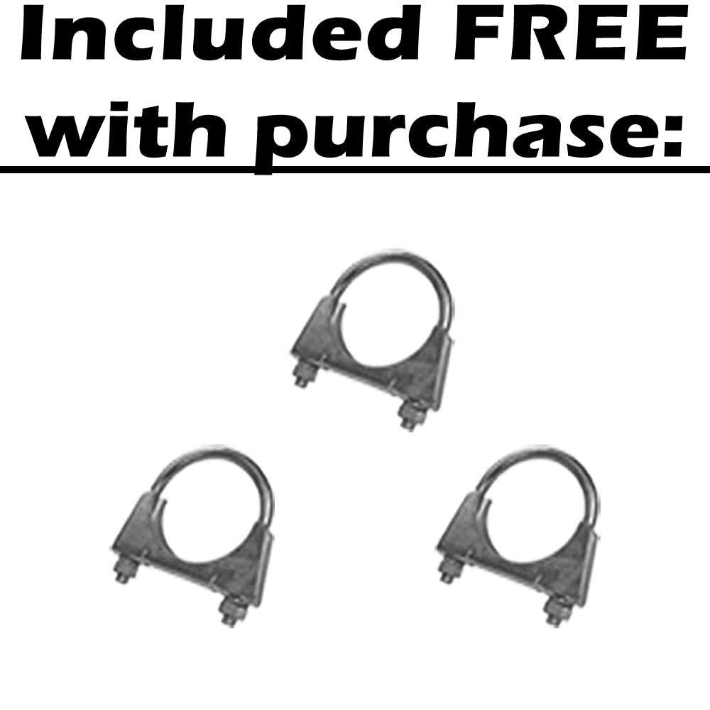 2006-2007 Chevy Monte Carlo 3.5L | 2006-2011 Impala 3.5L Intermediate Pipe, Muffler Exhaust Kit