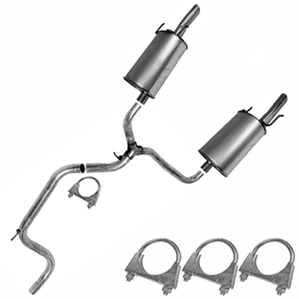 2000-2005 Chevy Monte Carlo 3.8L Exhaust Intermediate Pipe and Mufflers