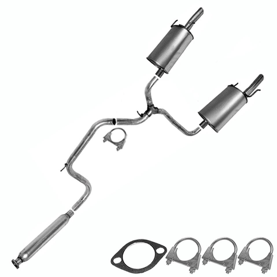 2000-2005 Chevy Monte Carlo 3.8L Exhaust Resonator, Intermediate Pipe and Mufflers
