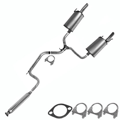 2000-2005 Chevy Monte Carlo 3.8L Exhaust Resonator, Intermediate Pipe and Mufflers