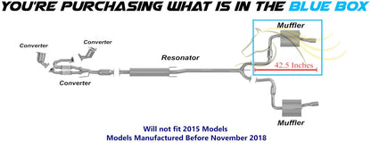 2009-2014 & 2016-2019 Nissan Maxima 3.5L Exhaust Muffler | Passenger-side