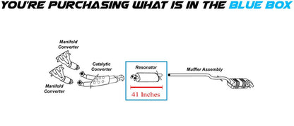 2007-2014 Volvo XC90 3.2L Exhaust Resonator Pipe - Direct fit
