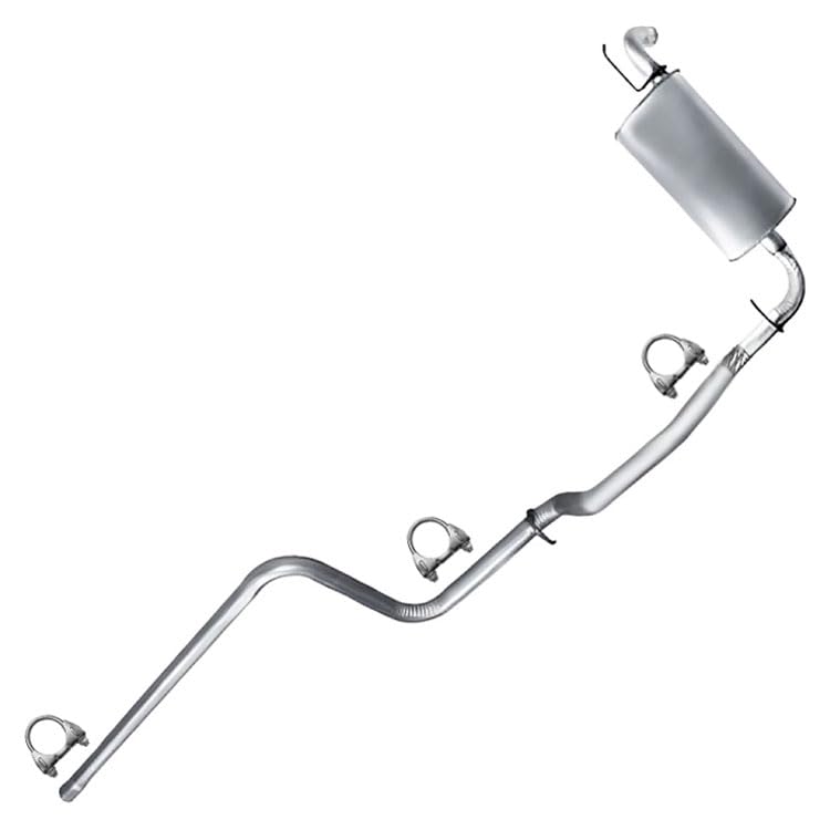 Northeastern Exhaust | Direct Fit Intermediate Pipe & Rear Muffler Compatible for 2000-2005 Dodge Neon 2.0L | 2000-2001 Plymouth Neon 2.0L | Free Clamps Included