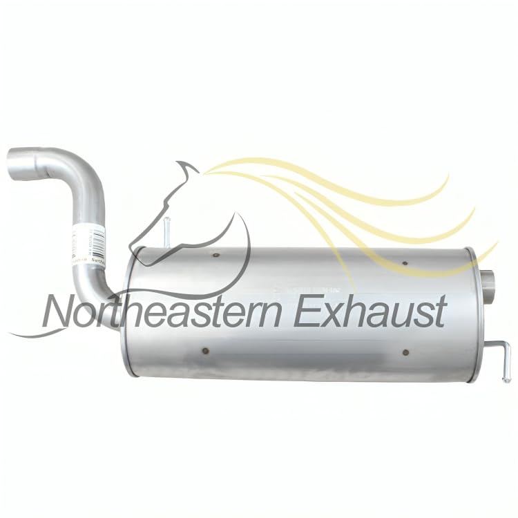 Northeastern Exhaust Stainless Steel Exhaust Muffler Compatible for 2008-2010 Chrysler Town & Country | 2008-2010 Dodge Caravan | 3.3L, 3.8L & 4.0L