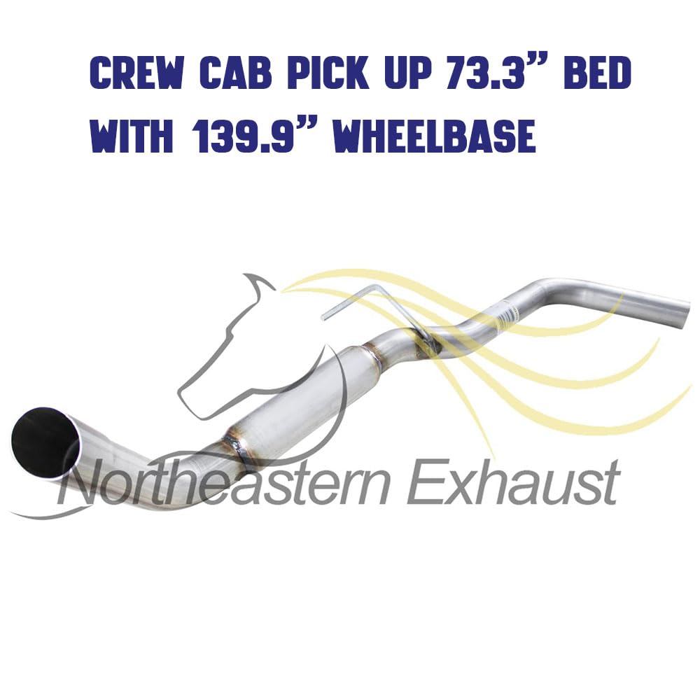 2007-2019 Nissan Frontier 4.0L Cat-back Exhaust Kit | 139.9" WB Crew Cab Pickup