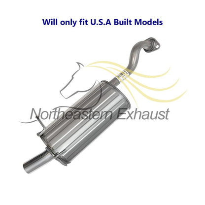 2010-2011 Honda CR-V 2.4L Resonator Pipe and Muffler Exhaust System Kit