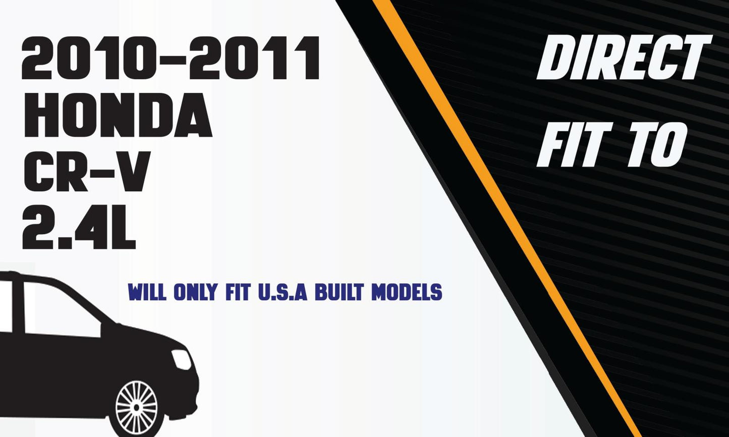 2010-2011 Honda CR-V 2.4L Resonator Pipe and Muffler Exhaust System Kit