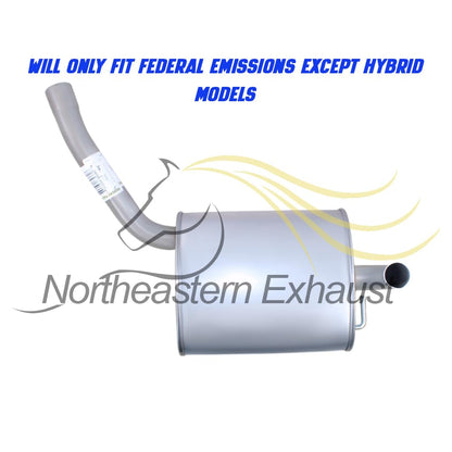 2011-2014 Hyundai Sonata 2.4L Exhaust Muffler | Only for Federal Emissions Except Hybrid Models