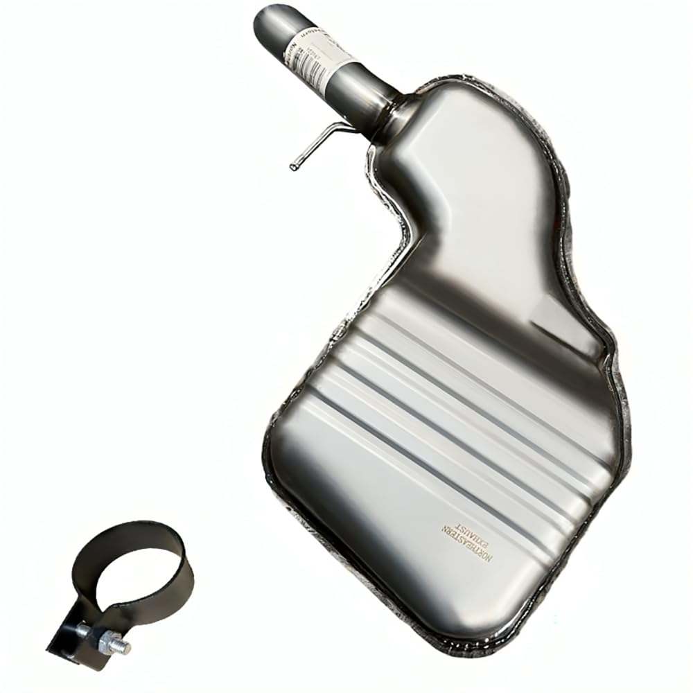 Exhaust Muffler for Volvo S60 2001-2004 2.3L | 2001-2009 2.4L | 2003-2009 2.5L | Volvo V70 2001-2004 2.3L | 2001-2007 2.4L | 2003-2007 2.5L | Volvo XC70 2003-2007 2.5L