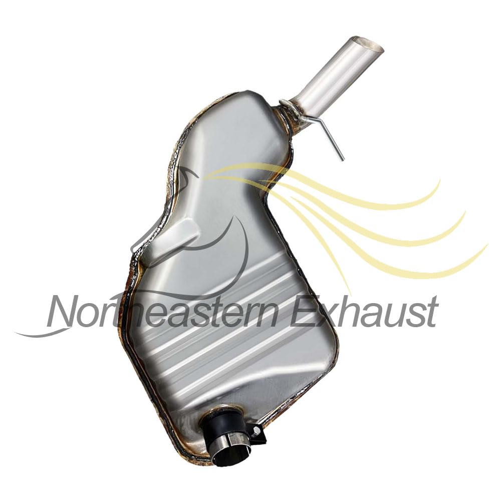 Exhaust Muffler for Volvo S60 2001-2004 2.3L | 2001-2009 2.4L | 2003-2009 2.5L | Volvo V70 2001-2004 2.3L | 2001-2007 2.4L | 2003-2007 2.5L | Volvo XC70 2003-2007 2.5L