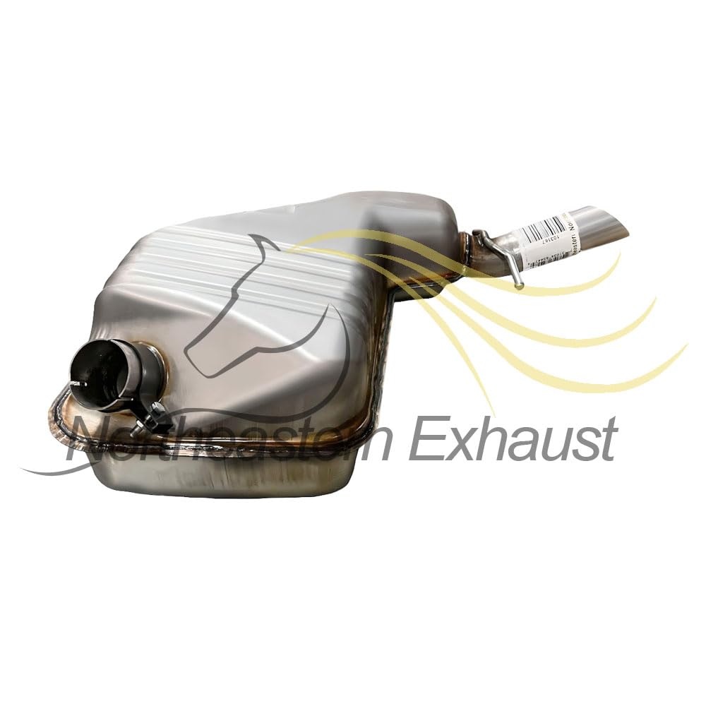 Exhaust Muffler for Volvo S60 2001-2004 2.3L | 2001-2009 2.4L | 2003-2009 2.5L | Volvo V70 2001-2004 2.3L | 2001-2007 2.4L | 2003-2007 2.5L | Volvo XC70 2003-2007 2.5L