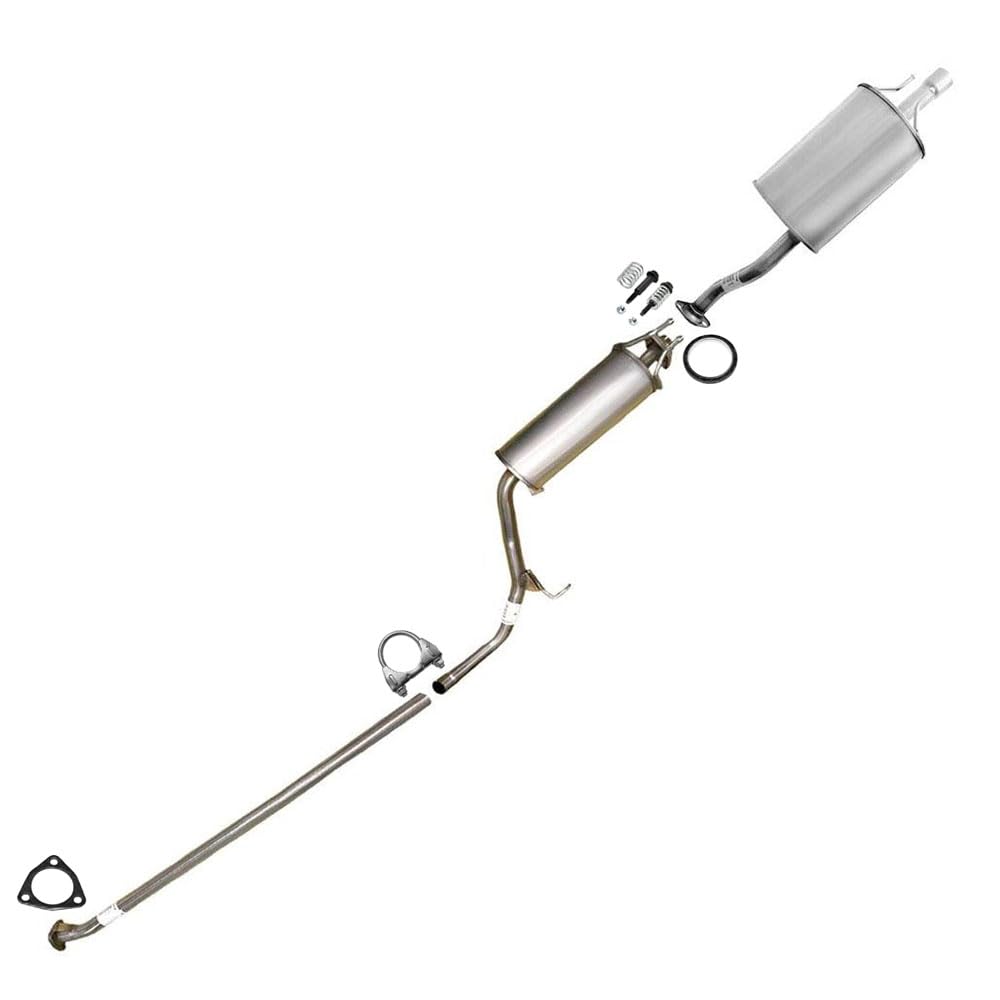 2006-2011 Honda Civic 1.8L Exhaust Resonator Pipe and Muffler