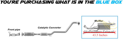 2013 Hyundai Elantra 1.8L Exhaust Muffler