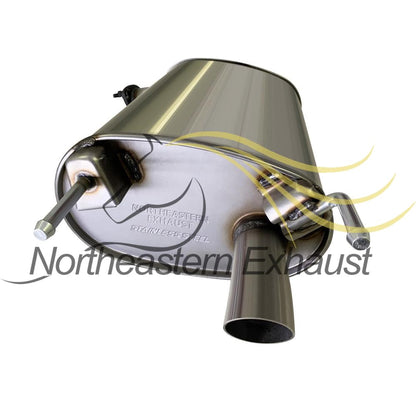 Northeastern Exhaust | Stainless Steel Exhaust Muffler Compatible for Toyota Camry 2007-2011 2.4L | Camry 2010-2011 2.5L | Free Gasket Included | Automotive Replacement Part