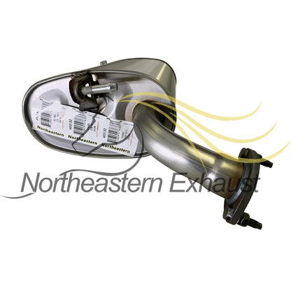 Northeastern Exhaust | Stainless Steel Exhaust Muffler Compatible for Toyota Camry 2007-2011 2.4L | Camry 2010-2011 2.5L | Free Gasket Included | Automotive Replacement Part