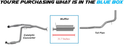 Exhaust Muffler for Chevrolet/GMC Express/Savana 1500 2003-2008 4.3L 5.3L | Express/Savana 2500 2003-2005 4.3L 5.3L