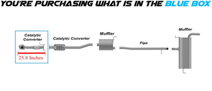 2012-2015 Chevy Captiva Sport 2.4L | 2010-2014 Chevy Equinox and GMC Terrain 2.4L Epa-Approved Catalytic Converter