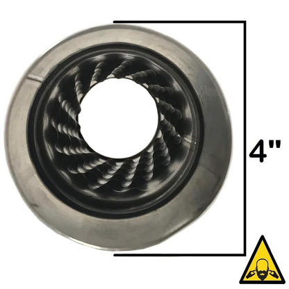 Stainless Steel Pair of 3" Straight Universal Glass Pack Resonator Muffler (3"ID/OD x 17"Long)