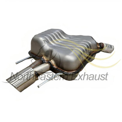 Northeastern Exhaust | Stainless Steel | Exhaust Rear Muffler Compatible for Models 2005-2008 & 2010-2011 Saab 9-3 2.0L | Free Clamp Included | Automotive Replacement Part