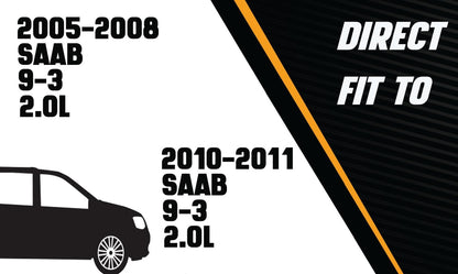 Northeastern Exhaust | Stainless Steel | Exhaust Rear Muffler Compatible for Models 2005-2008 & 2010-2011 Saab 9-3 2.0L | Free Clamp Included | Automotive Replacement Part