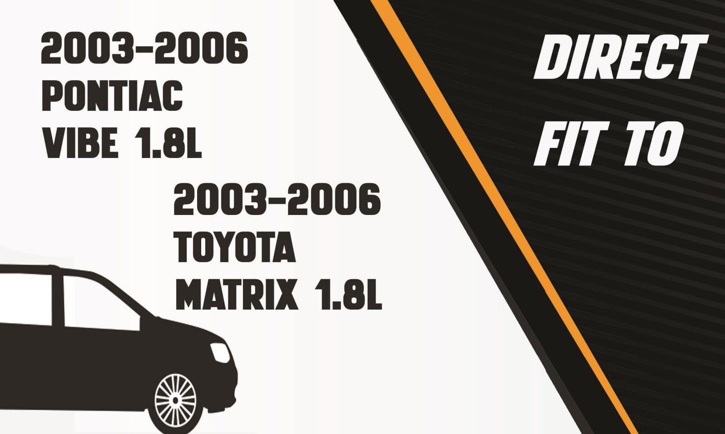 Exhaust Muffler Assembly for Pontiac Vibe 2003-2006 1.8L | Toyota Matrix 2003-2006 1.8L