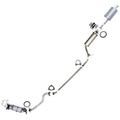 2006-2011 Honda Civic 1.8L Complete Exhaust System Kit with Catalytic