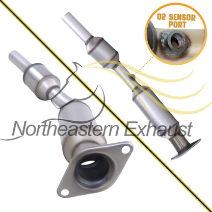 2005-2008 Toyota Corolla 1.8L Catalytic, Resonator Pipe, Muffler Complete Exhaust System Kit  with EPA-Approved