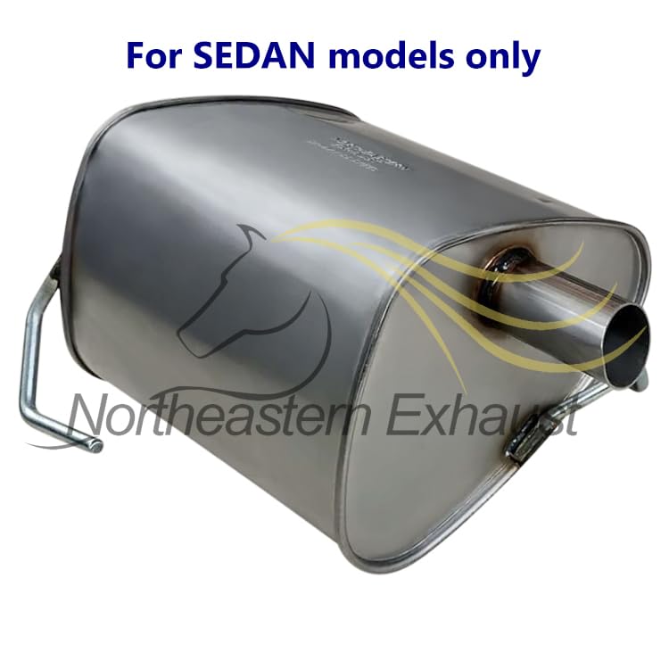 2012-2016 Subaru Impreza 2.0L Exhaust Resonator, Pipe and Muffler - For Sedan