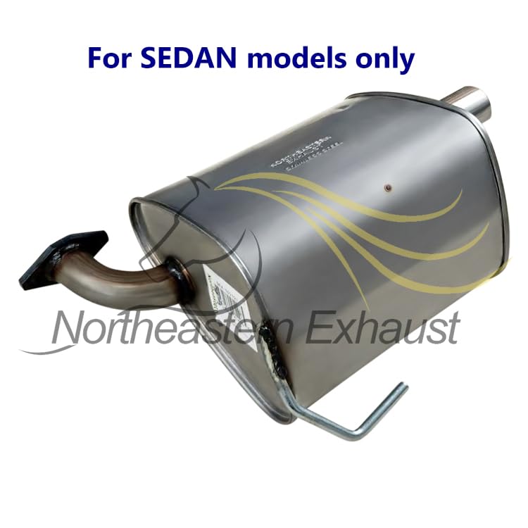 2012-2016 Subaru Impreza 2.0L Exhaust Resonator, Pipe and Muffler - For Sedan