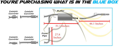 2005-2015 Nissan Xterra 4.0L Exhaust Pipe, Muffler and Tail Pipe